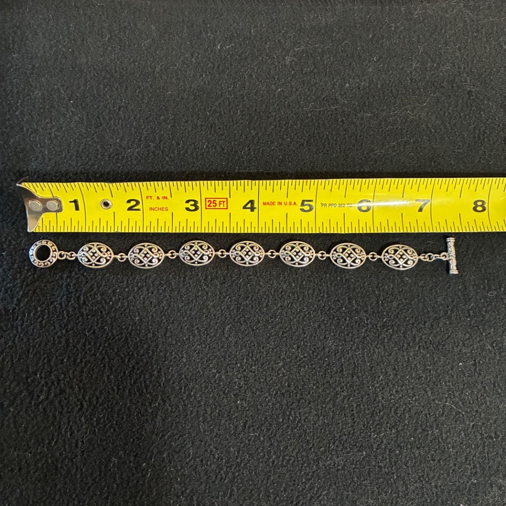 Sterling Silver Bali Style Bracelet - Picture 3 of 5